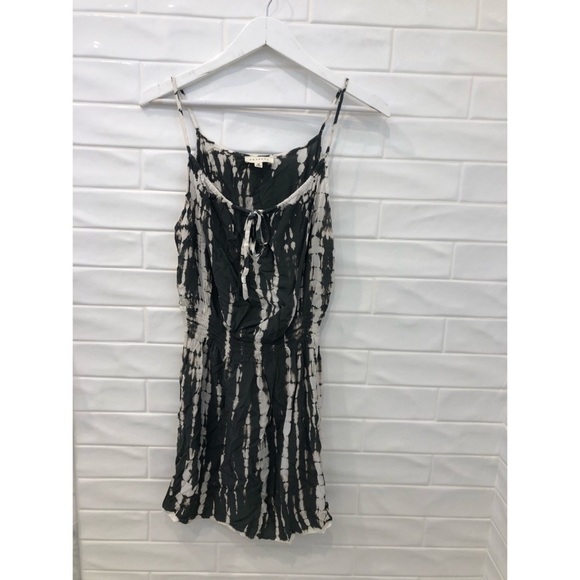 PROMESA TIE-DYE WOVEN MIDI W/DRAWSTRING DRESS - Picture 3 of 8